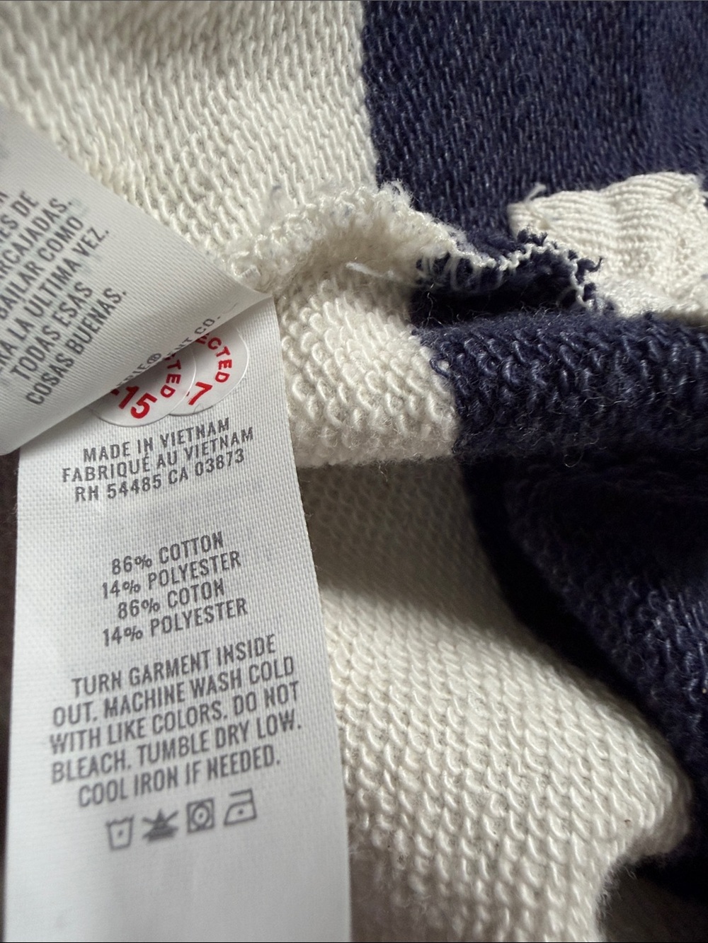 NWT Aerie Prep Rally Rugby Sweatshirt XS - Picture 6 of 7